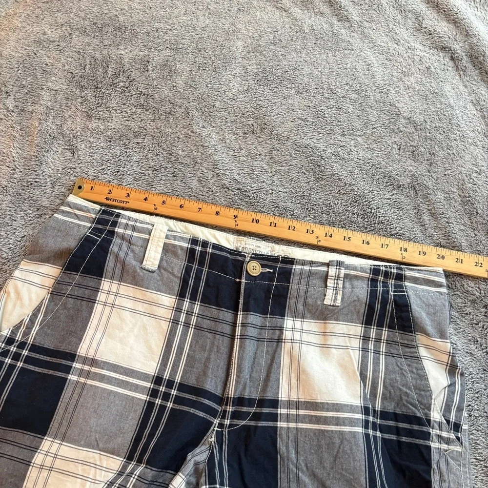 Aeropostale Men Plaid Flat Front Shorts Y2K Size 38 (fits like 40) Chino 19664